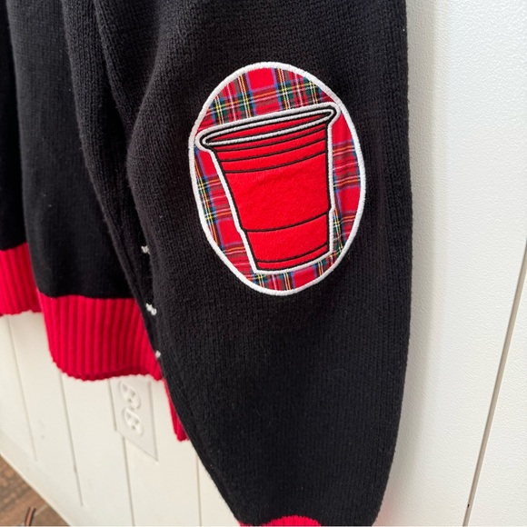 Spencer’s Ugly Sweater Christmas Party Hold My Beer Knit Plus - Picture 6 of 9